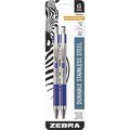 Zebra Pen Gel Pen, 0.7mm Point, 2/PK, Blue PK ZEB41322